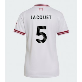 Dámské fotbalový oblečení Liverpool Jeremy Jacquet #5 Venkovní košile 2026-27 Krátkým Rukávem